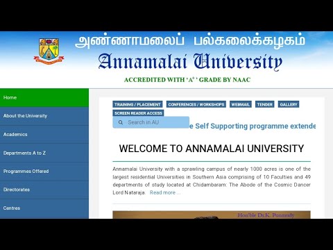 Annamalai University Agri