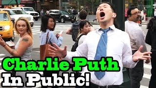 Charlie Puth - 'How Long' - SINGING IN PUBLIC!!