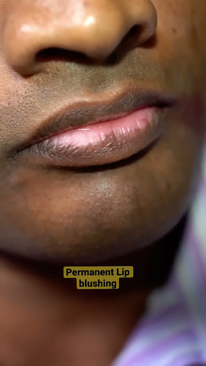 Lip blushing in bangalore india | Lip color correction Permanent Makeup by Machu Tattoos India