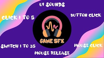 Game UI Sounds | Button Click | Switch | Mouse Click | Mouse Release | 40+ Sound Effects