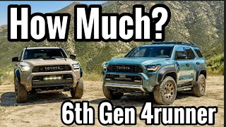 6th Gen 4Runner MSRP: Guessing Game! + Current 5th Gen Prices