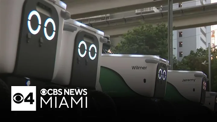 Self-driving robots becoming popular for food delivery service across South Florida