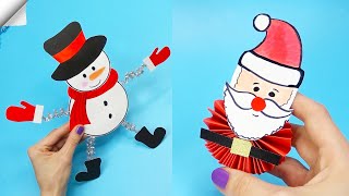 20 DIY christmas Easy paper crafts | Moving christmas toys by Julia DIY / Easy DIY crafts - How to make 34,525 views 2 years ago 50 minutes
