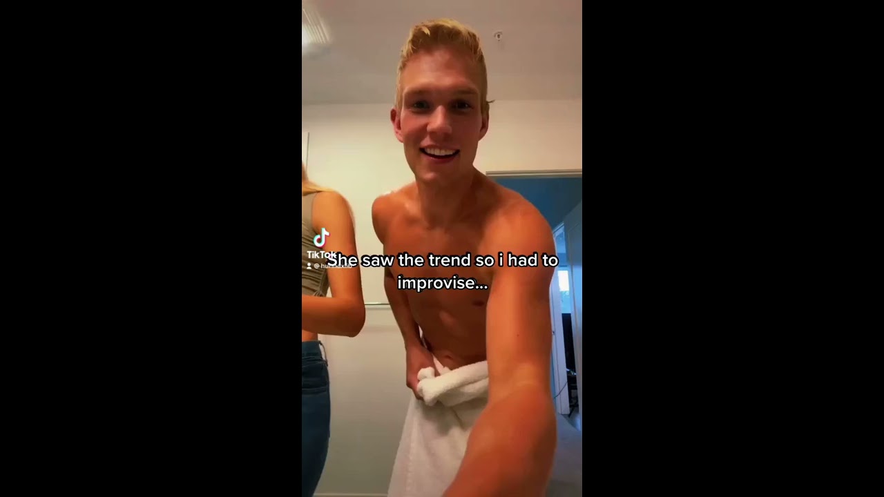 Towel Prank On Girlfriend Crazy Reaction Shorts