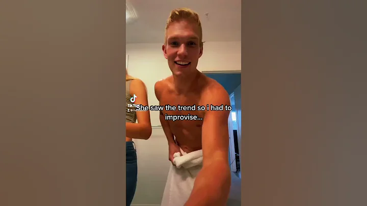 Towel Prank On Girlfriend *Crazy Reaction* #shorts