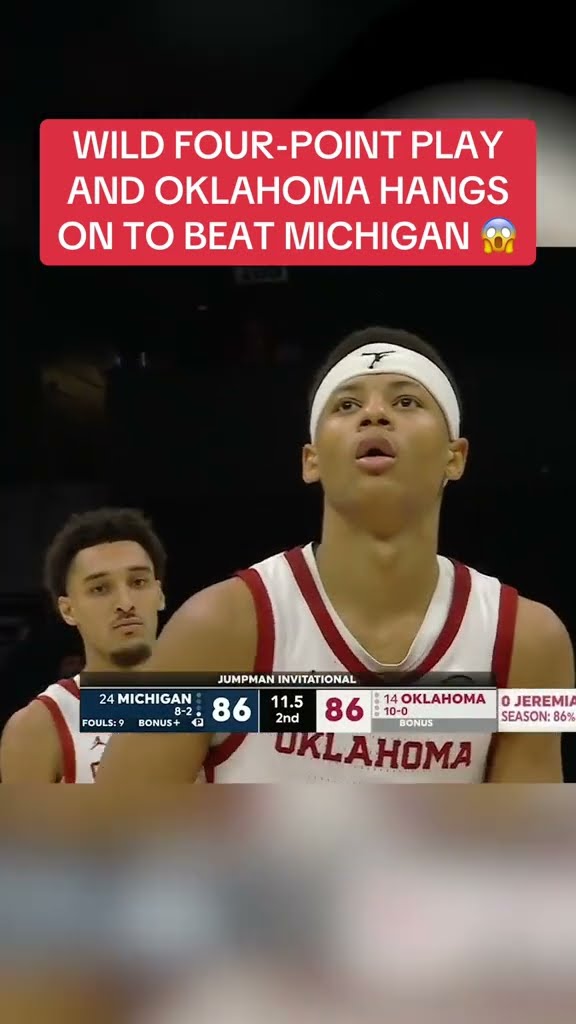 What a finish and Oklahoma remains undefeated ?