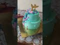 mermaid cake design | 2 tier mermaid | mermaid theme cake | #mermaid #cake