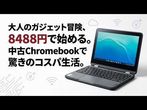 Chromebook 2019年12月購入品 Start your adult gadget adventure for just 8,488 yen. An