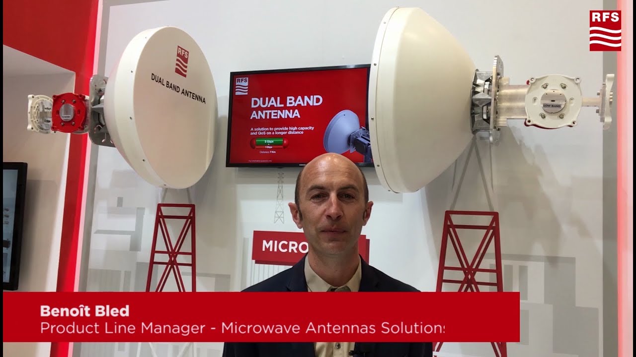 Dual-band microwave antennas for high-capacity 5G microwave links