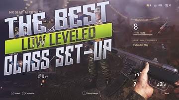 THE BEST SMG CLASS FOR LOW LEVEL PLAYERS IN CALL OF DUTY WW2