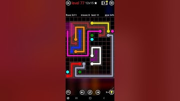 How To Solve Flow Free 12x15 Mega Mania Pack Level 77 Board Walk Through Solution Walkthrough