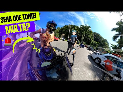 I WAS APPROACHED WITH MY DOG ON THE MOTORCYCLE 👮🏻‍♂️🚨