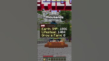 Earth servers SUCK… 🌎🫠💔#minecraft #minecraftserver #smp #gaming #bedrock #mineville #earthsmp