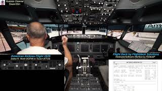 American Airlines | KDFW - KTUS | X-Plane 12 | Zibo Mod | Flightdeck Solutions | Home cockpit | B737