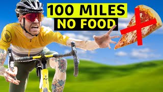 I Rode a Century with No Food, Here