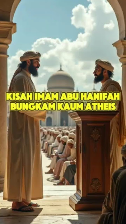 Kisah Imam Abu Hanifah Bungkam Kaum Atheis #feedshorts #shortsfeed #kisahislami