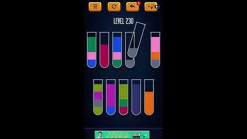 Water Sort Puzzle - Color Liquid Sorting Game Level 230 Solution