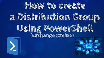 How to create a Distribution Group using PowerShell | #Microsoft #PowerShell #ExchangeOnline