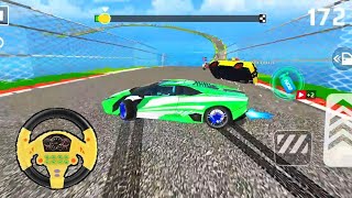 Impossible Crazy Cars Mega Ramp Car Stunts Racing Driver Master Simulator Games Android Gameplay 219 screenshot 2