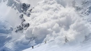 Avalanche in Italian Marmolada mountain due glacier collapse