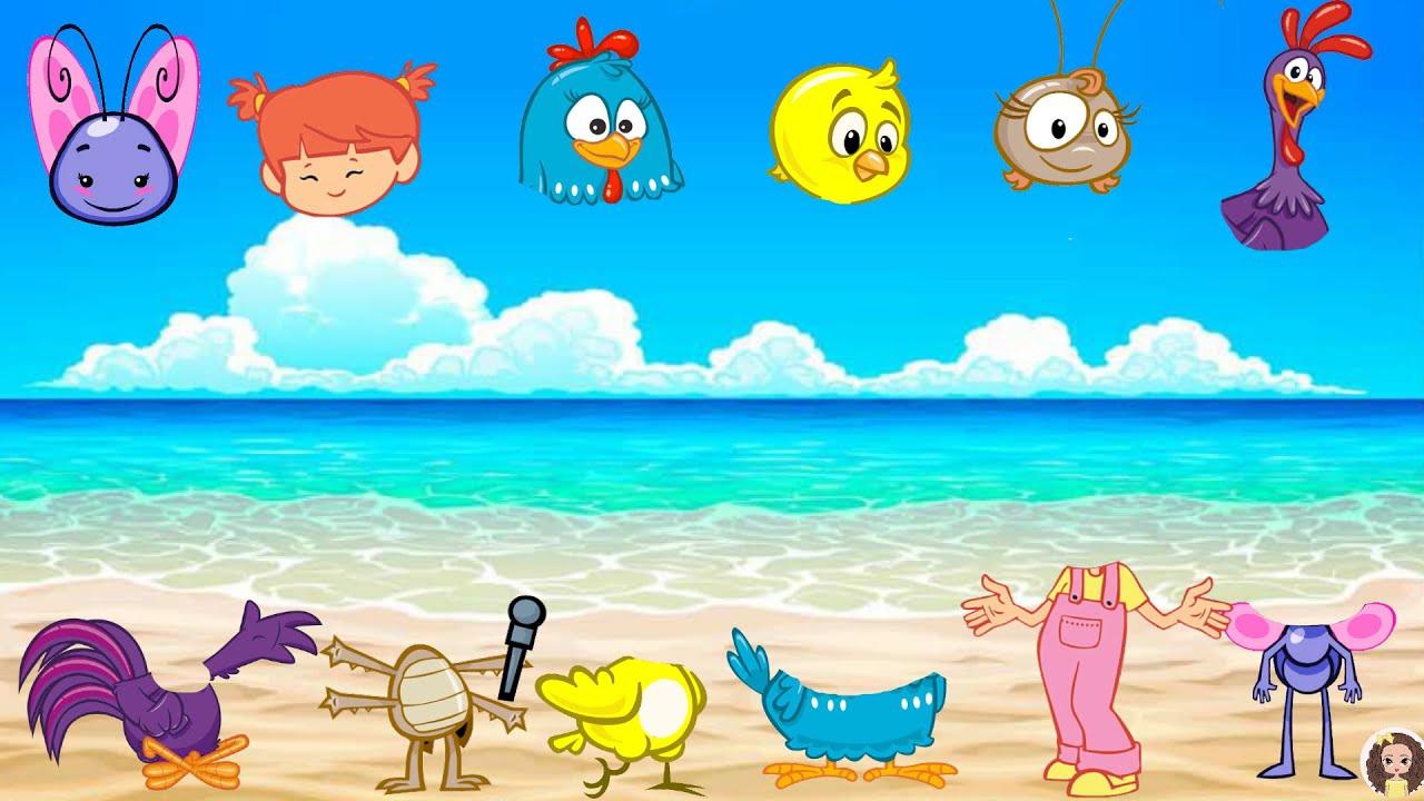 Quebra-cabeça da Turma da Galinha Pintadinha - Boa Praia Turminha