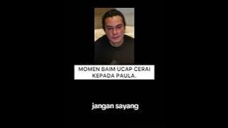 REKAMAN RESMI DETIK-DETIK BAIM WONG TALAK PAULA VERHOEVEN . PAULA KETAHUAN SELINGKUH DENGAN NICO !!!