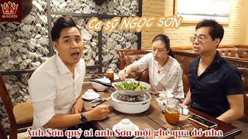 Danh ca NGỌC SƠN tới ăn chả cá với "phiên bản" đồng hồ 6,5tỷ khiến MC NGUYÊN KHANG hết hồn