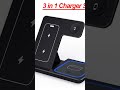 Foldable 3 in 1 Wireless Charging Station for iPhone 17 16 15 14 13 12 Pro Max iWatch 11 Airpods Pro