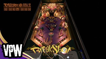 Breakshot VPX (Capcom, 1996) VPW Edition 1.0  | Gameplay ONLY