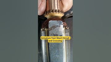 Armature Test Short Circuit and Crossing #Armature #Test #Short #Circuit #and #Crossing #repair