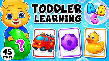 Toddler Learning Emotions, Learn Colors, First Words, ABCs, Best Learning Video For Toddlers