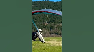 The turbulence that sent me to the ground 🏄🏼‍♂️🦅 #hanggliding #landing #save