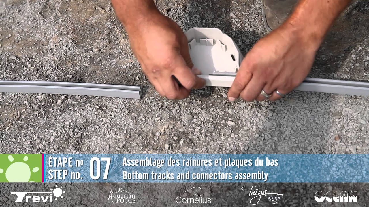 Installation Piscine Ht Ovale Sans Jambes De Force Youtube