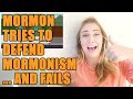 Mormon (badly) Tries To Defend Mormonism