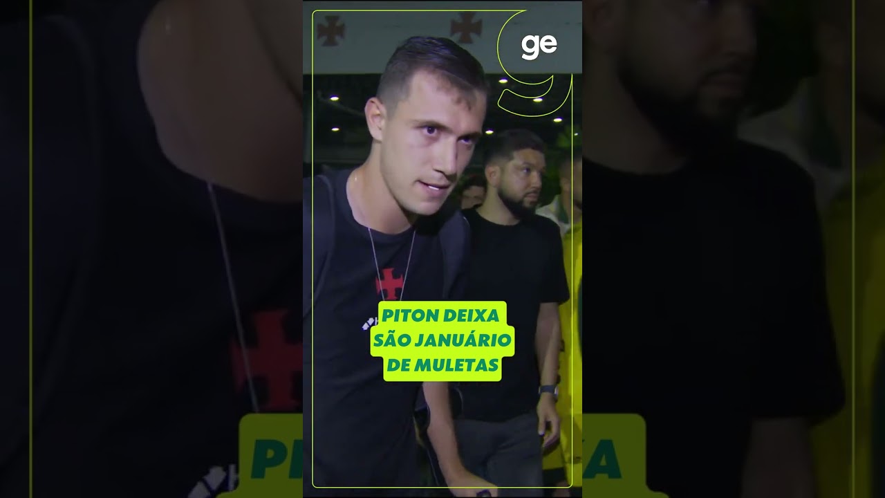 LUCAS PITON DEIXOU SÃO JANUÁRIO COM O AUXILIO DE MULETAS | #shorts | ge.globo