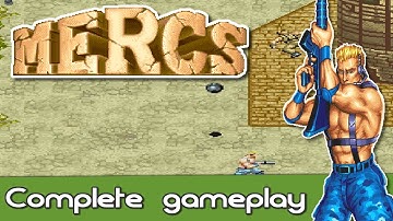 Mercs (Arcade) Complete game longplay 🕹️ No deaths - HD 60fps