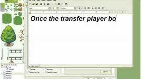 RPG Maker XP Teleportation Tutorial