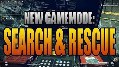 Call of Duty GHOSTS NEW Gamemodes ``Search and Rescue`` SQUAD modes