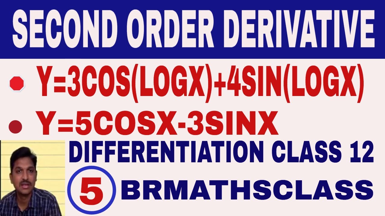 SECOND ORDER DERIVATIVE | DIFFERENTIATION - YouTube