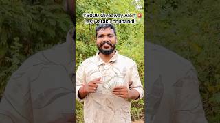 Na subscriber’s kosam special ₹5000 giveaway ❤️ #giveaway #givewayalert #telugushorts #cellphone
