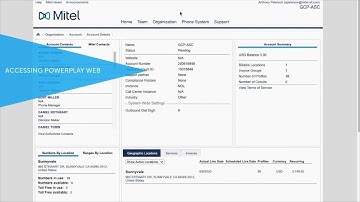 Mitel Interaction Recording: Accessing POWERplay Web