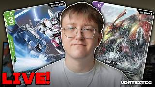LIVE! Current State of Gundam, Player Survey, New Card Reveals & Gameplay!
