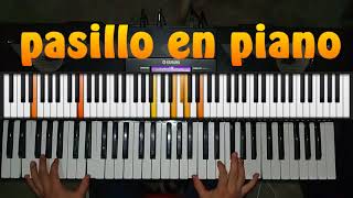 Video thumbnail of "PASILLO EN PIANO TUTORIAL #pasillo  #pasilloecuatoriano"