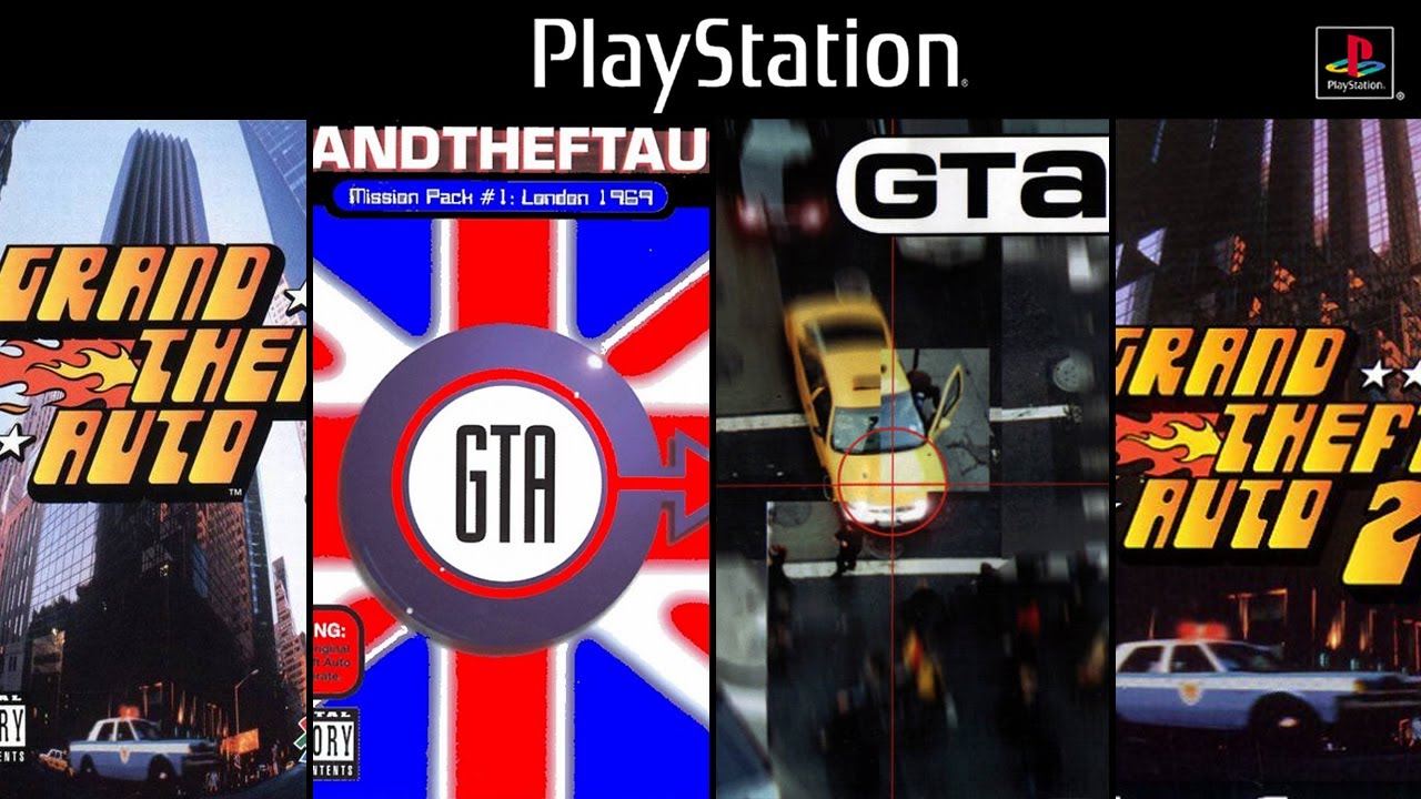 Grand Theft Auto Games for PS1 YouTube