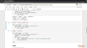 Accessing Raw Data   Data Analysis with Python Video