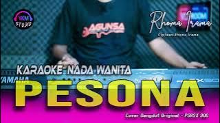 Pesona (Rhoma Irama) Karaoke Dangdut Nada Wanita