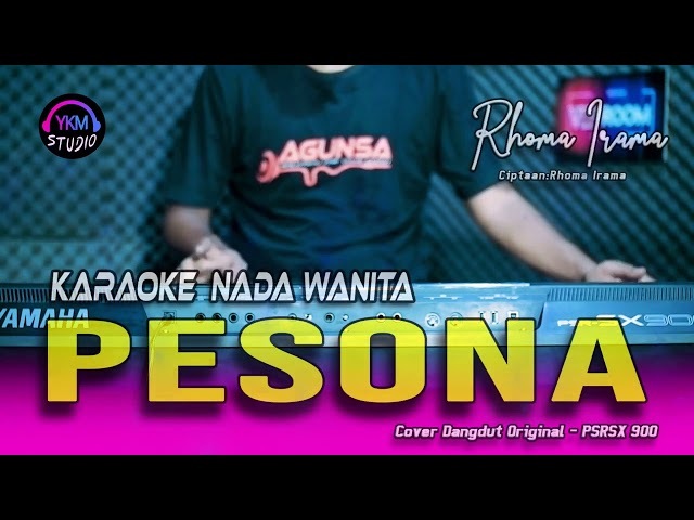 Pesona (Rhoma Irama) Karaoke Dangdut Nada Wanita class=