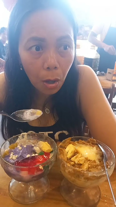 Bowl of HALO HALO #halohalo #vacation  #tasty #smoothie #cravings #shorts