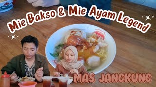 MAKAN MIE BAKSO & MIE AYAM MAS JANGKUNG YANG LEGEND BANGET DI PANGANDARAN!!! #kulinerpangandaran