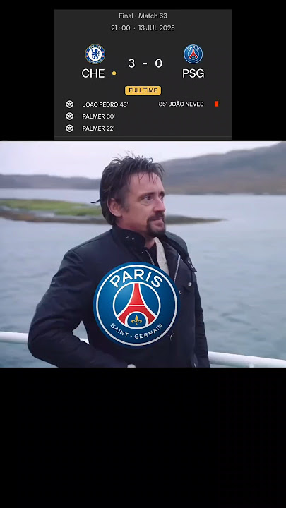 FIFA Club World Cup 2025 final Chelsea FC vs PSG 3-0 Meme